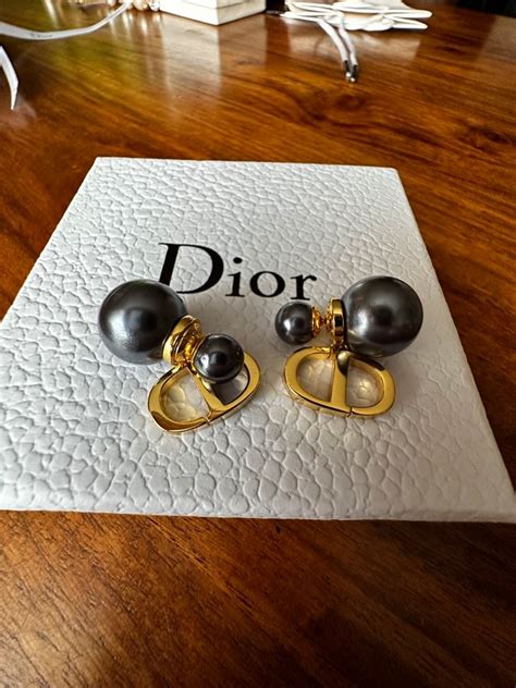 dior perlenohrringe